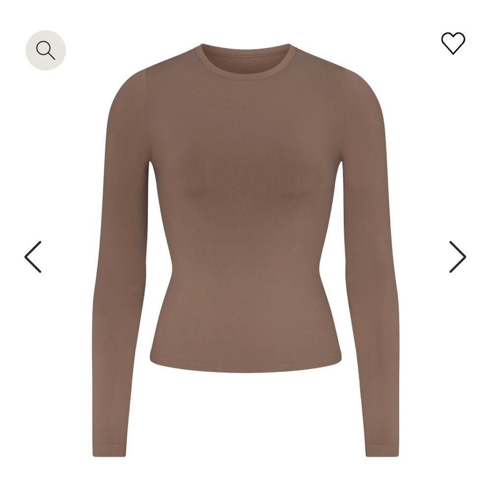 Skims Soft Smoothing Long Sleeve T Shirt